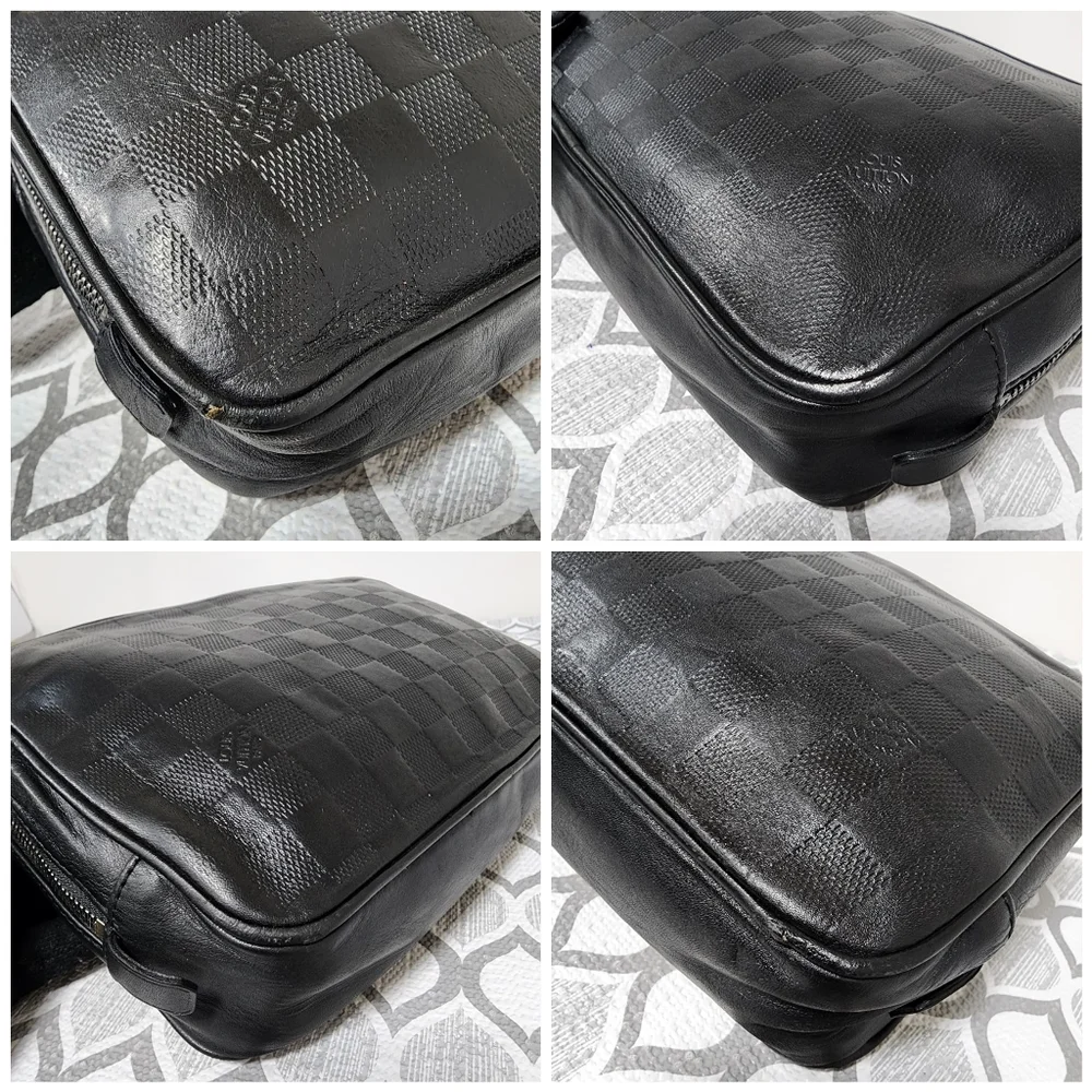 Louis Vuitton Damier Infini Minaudière Clutch Black